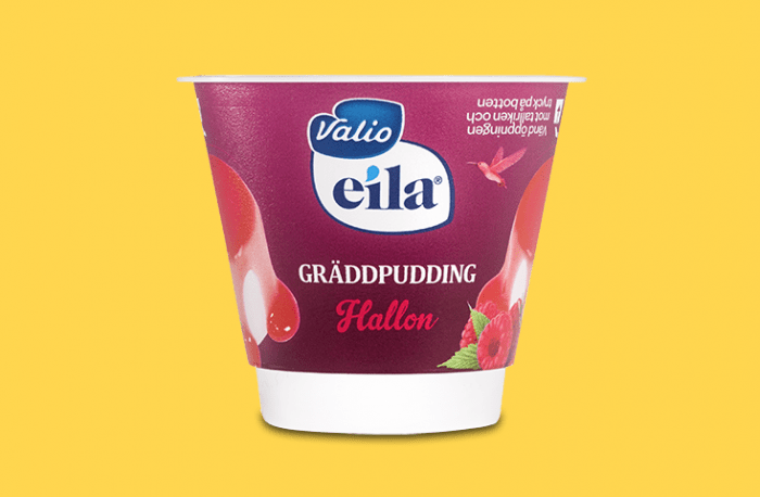 Valio Eila food products in standard IML
